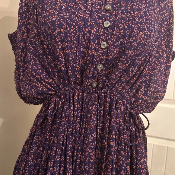 Free People Purple Floral Dress - Picture 5 of 10